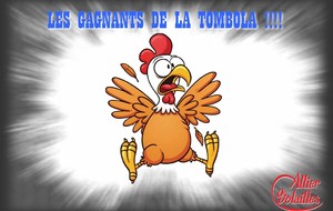 LES GAGNANTS DE LA TOMBOLA