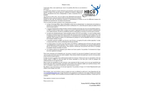 Mot des présidents :)