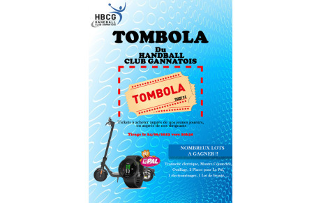 TOMBOLA DE FIN DE SAISON