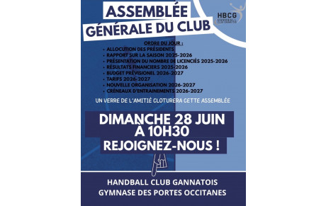 assemblée générale saison 25/26